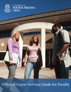 Office of Career Services Guide for Faculty