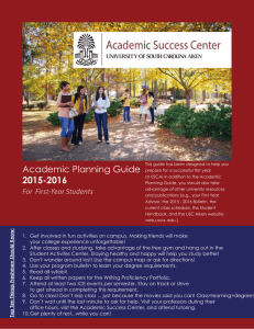 Academic Planning Guide