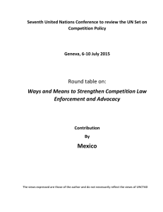 Round table on: Ways and Means to Strengthen Competition Law