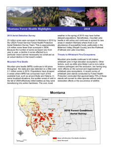 Montana Forest Health Highlights  2010