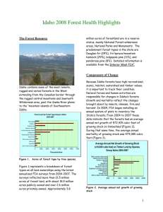 Idaho 2008 Forest Health Highlights  The Forest Resource