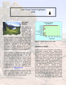 Utah Forest Health Highlights 2008  The Forest