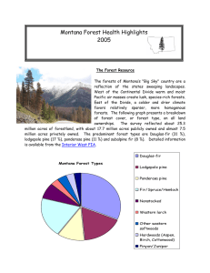 Montana Forest Health Highlights 2005