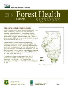 Forest Health highlights 2015 ILLINOIS