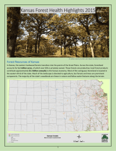 Kansas Forest Health Highlights 2015 Forest Resources of Kansas