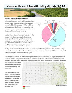 Kansas Forest Health Highlights 2014 Forest Resource Summary