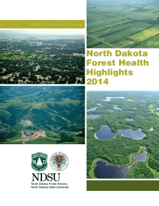 North Dakota Forest Health Highlights 2014