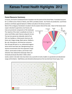 Kansas Forest Health Highlights  2012 Forest Resource Summary