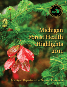 Michigan Forest Health Highlights 2011