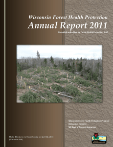 Annual Report 2011  Wisconsin Forest Health Protection