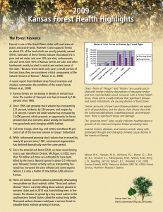 2009 Kansas Forest Health Highlights The Forest Resource