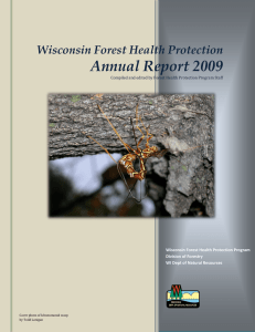Annual Report 2009 Wisconsin Forest Health Protection Wisconsin Forest Health Protection Program