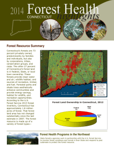 Forest Health highlights 2014 CONNECTICUT