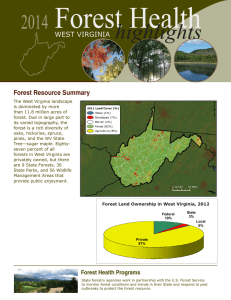 Forest Health highlights 2014 WEST VIRGINIA