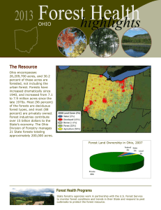 Forest Health highlights 2013 OHIO