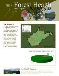 Forest Health highlights 2013 West Virginia