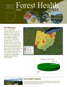 Forest Health highlights 2012 OHIO