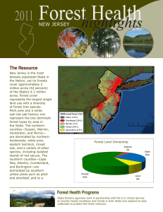 Forest Health highlights 2011 NEW JERSEY