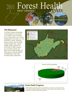 Forest Health highlights 2011 WEST VIRGINIA