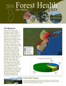 Forest Health highlights 2010 NEW JERSEY