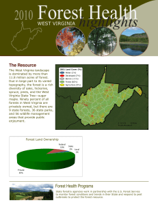 Forest Health highlights 2010 WEST VIRGINIA
