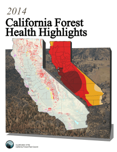 California Forest Health Highlights 2014 A publication of the