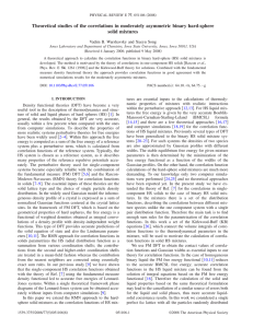 Theoretical studies of the correlations in moderately asymmetric binary hard-sphere 兲