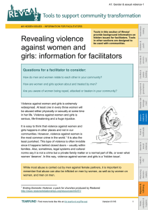 A1: Gender &amp; sexual violence-1