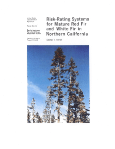 Risk-Rating  Systems for  Mature  Red  Fir