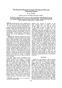 Associated Species CaliJornia Forest and Range Experiment