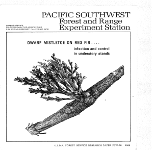 SOUTHWEST PACIFIC Forest and Range Experiment St ation