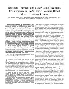 Reducing Transient and Steady State Electricity Consumption in HVAC using Learning-Based