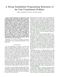 A Strong Semidefinite Programming Relaxation of the Unit Commitment Problem