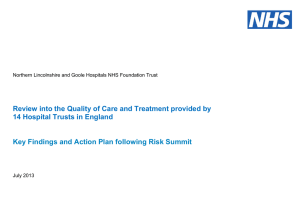 Review into the Quality of Care and Treatment provided by