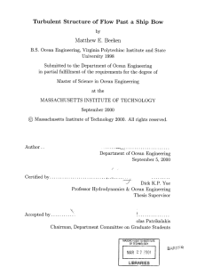 Turbulent Structure of  Flow  Past  a ... E.