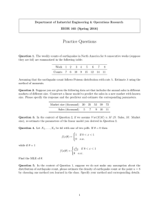 Practice Questions IEOR 165 (Spring 2016)