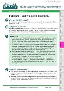 B: Disaster risk management-1