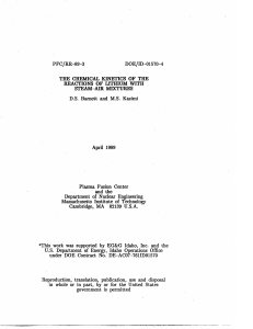 DOE/ID-01570-4 D.S. PFC/RR-89-3 CHEMICAL