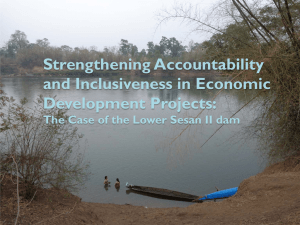 Strengthening Accountability and Inclusiveness in Economic Development Projects: