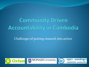 Challenges of putting research into action