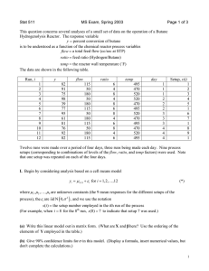 Stat 511  MS Exam, Spring 2003 Page 1 of 3