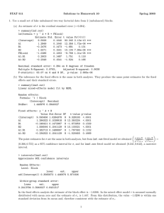 STAT 511 Solutions to Homework 10 Spring 2003