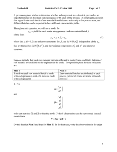 Methods II Statistics Ph.D. Prelim 2005 Page 1 of 7