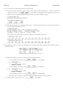 STAT 511 Solutions to Homework 8 Spring 2004