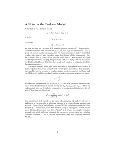 A Note on the Berkson Model