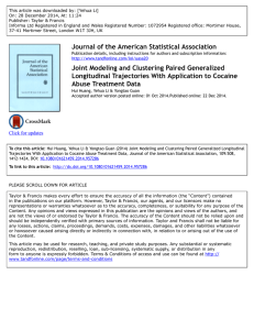 This article was downloaded by: [Yehua Li] Publisher: Taylor &amp; Francis