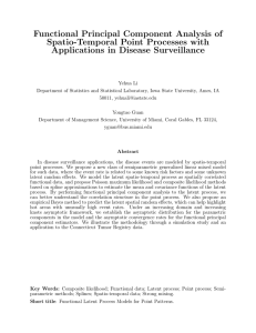 Functional Principal Component Analysis of Spatio-Temporal Point Processes with