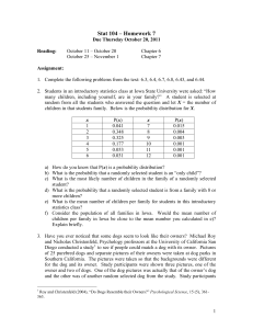 Stat 104 – Homework 7