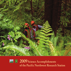 2009 Science Accomplishments of the Pacific Northwest Research Station