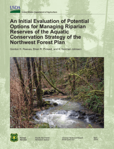 An Initial Evaluation of Potential Options for Managing Riparian